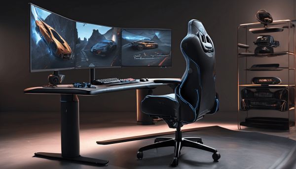 Station gaming scorpion : performance et confort optimisés